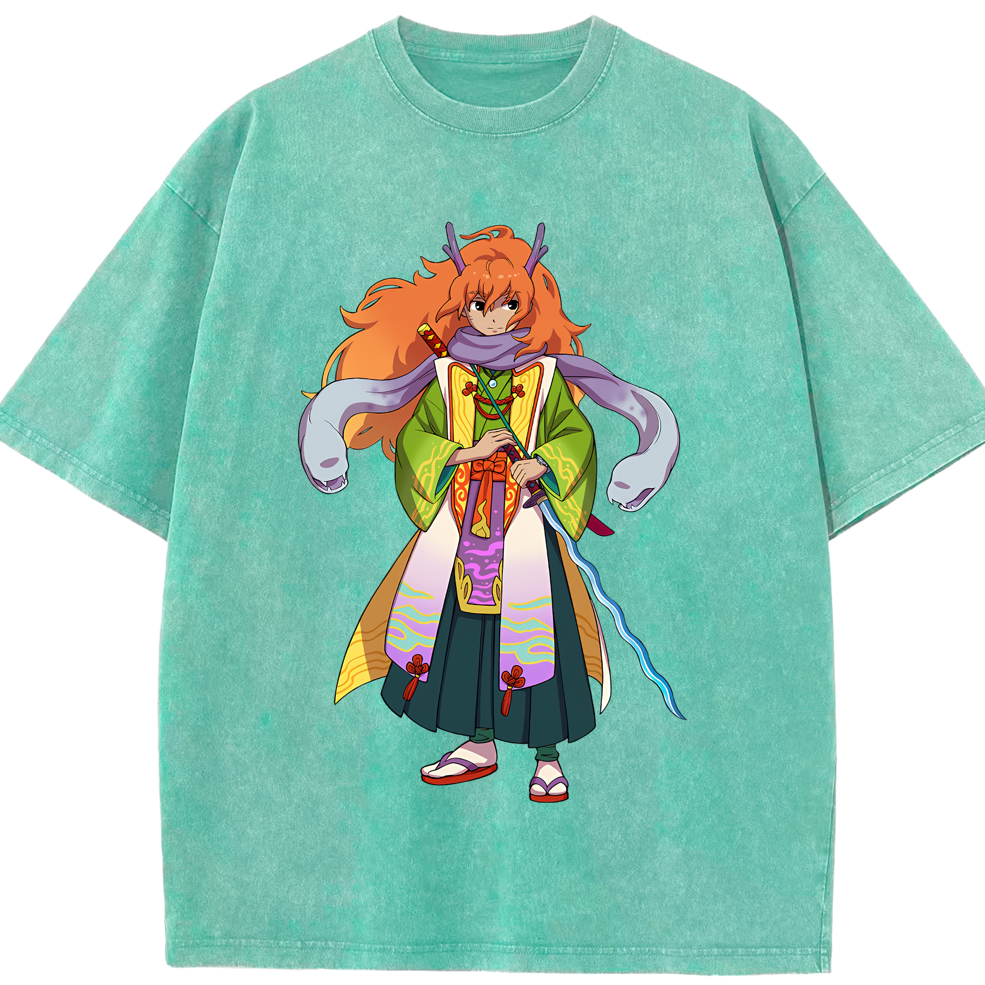 （画像用） 妖怪ウォッチ Yo-kai Watch 綿100% ヴィンテージ風 半袖Tシャツ（フロントプリント）